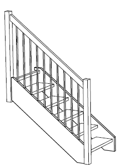 Treppen Geländer aus Holz