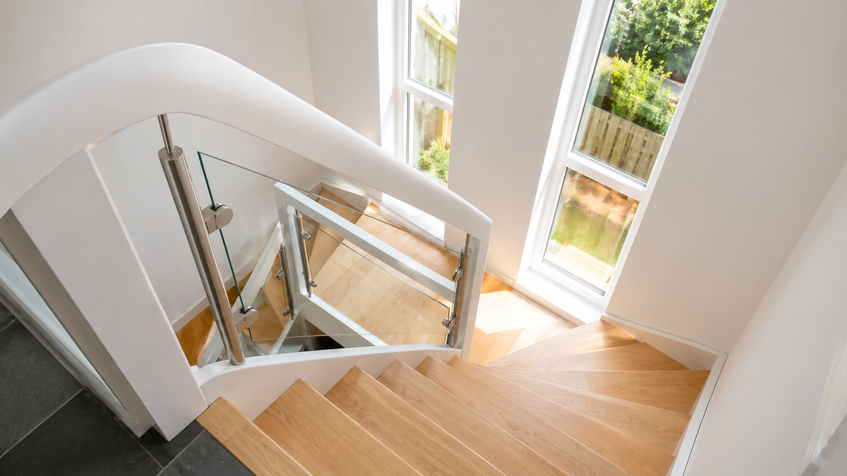 Ahorn Treppe aus Polen Beispiel 1